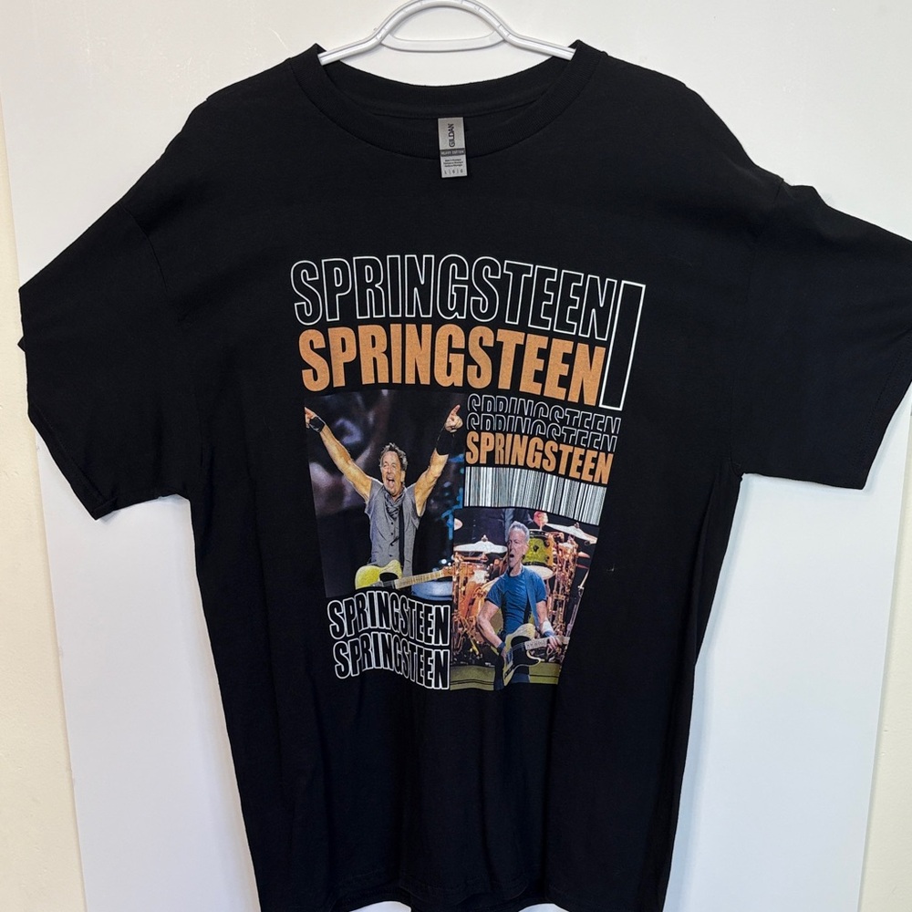 Bruce Springsteen Heavy Cotton Black T-Shirt